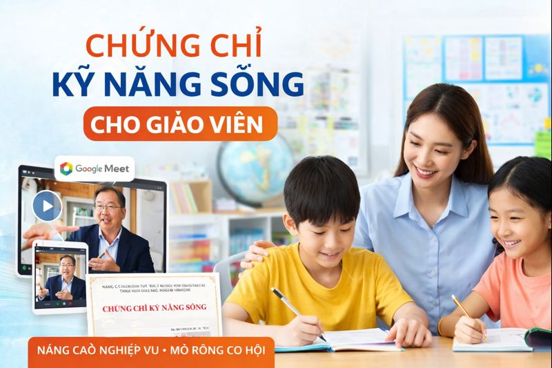 Chứng chỉ kỹ năng sống cho giáo viên
