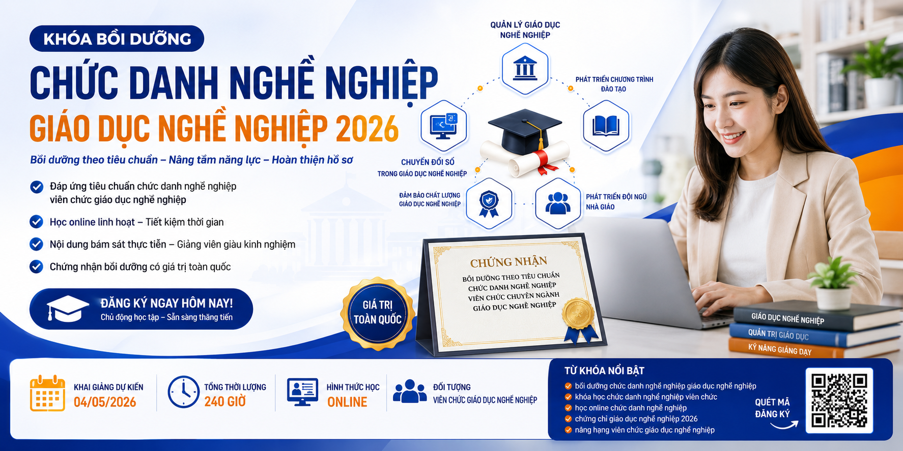 Lớp bồi dưỡng chức danh nghề nghiệp viên chức giáo dục nghề nghiệp