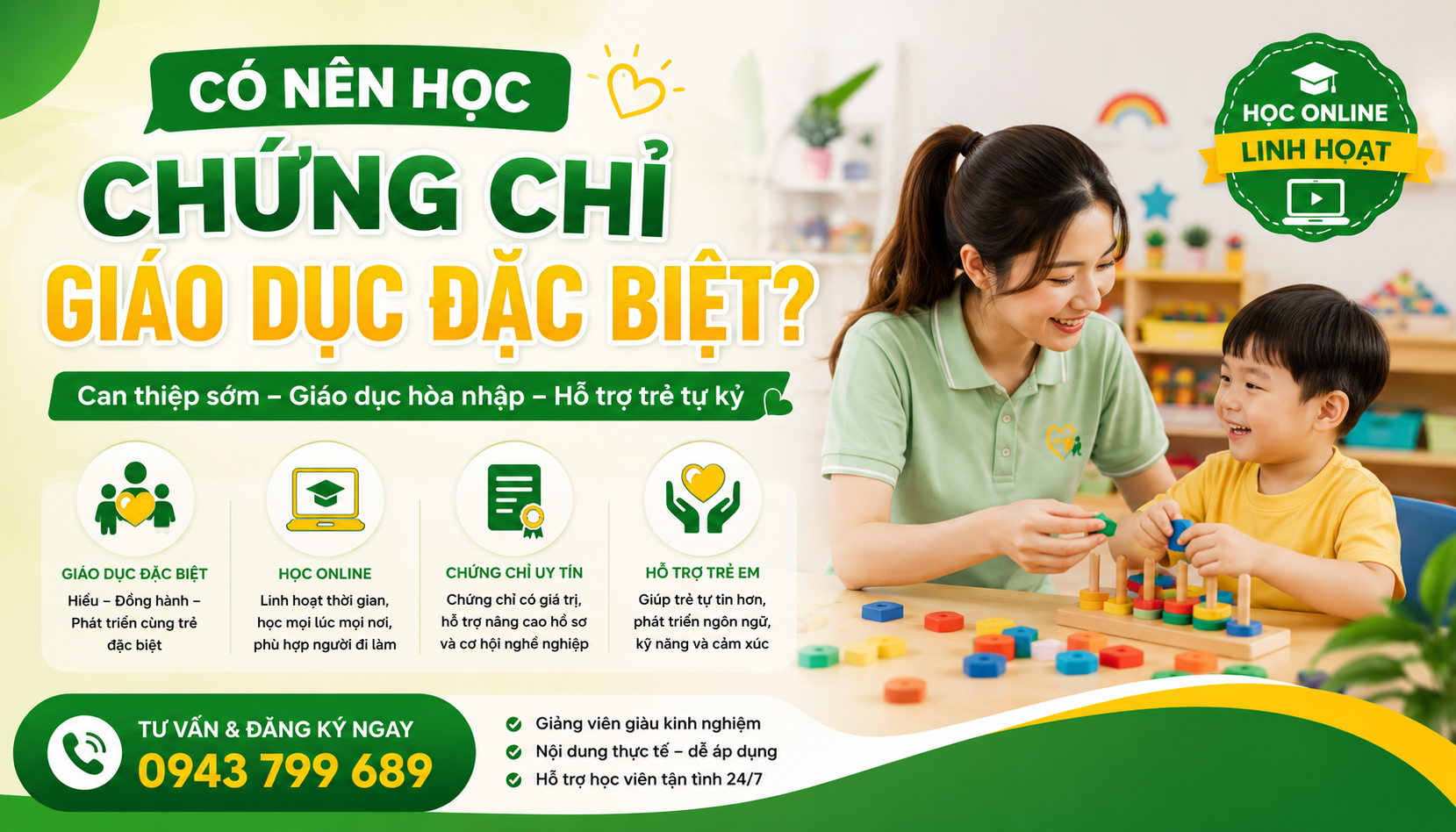 Có nên học chứng chỉ giáo dục đặc biệt