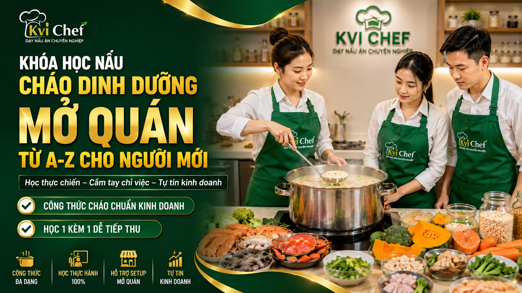 Học nấu cháo dinh dưỡng mở quán từ A-Z cho người mới