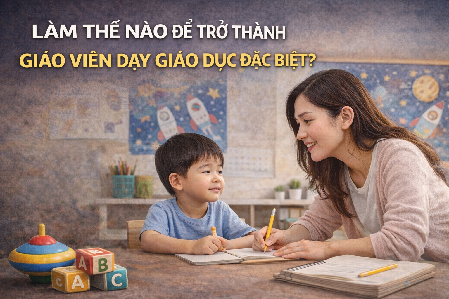 Làm thế nào để trở thành giáo viên dạy trẻ đặc biệt