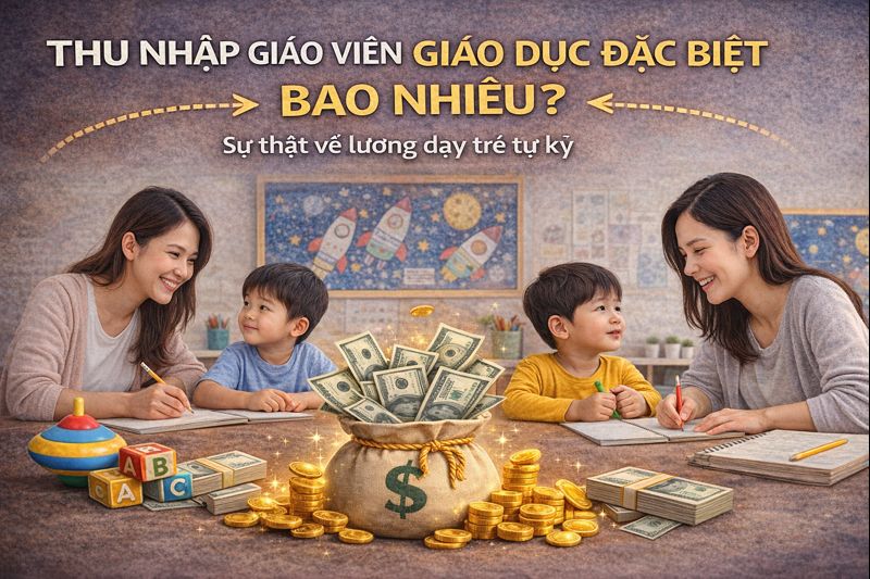 Thu nhập của giáo viên dạy giáo dục đặc biệt là bao nhiêu?